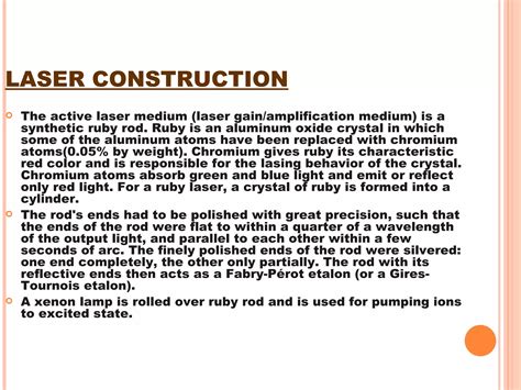 Ruby Laser Experiment 的图像结果
