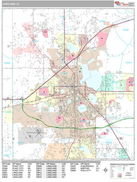 City Map Of Lakeland Florida - Printable Maps Online
