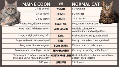 How Big Is A Maine Coon Compared To A Normal Cat at Luca Reyna blog