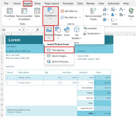 Image result for Mr.Excel Invoice