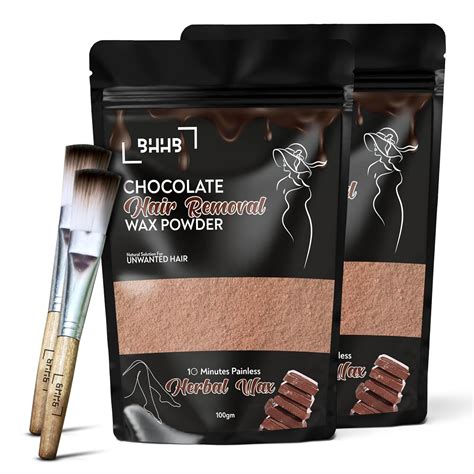 BHHB Wax Powder for Hair Removal for Women & Men Painless & Quick ...