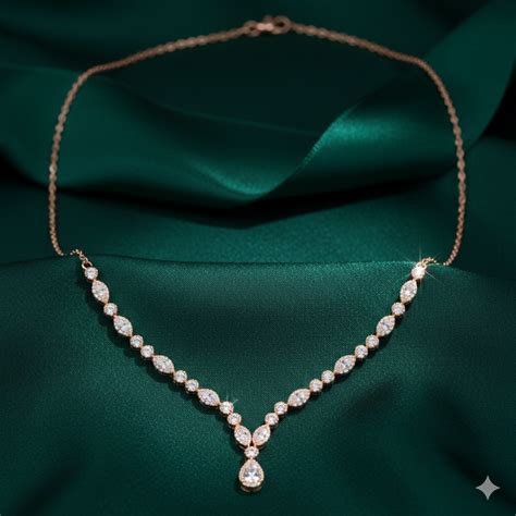 Shop Lab Diamond Necklace Online for Women | Glemzee
