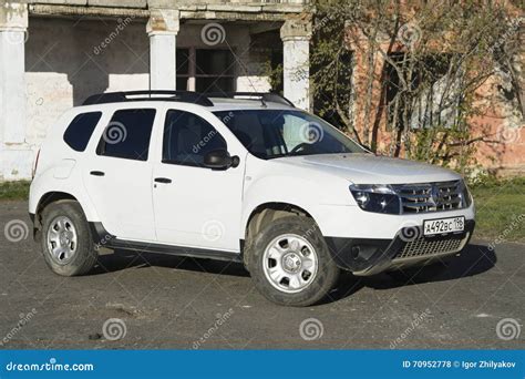 Renault Duster White editorial stock photo. Image of vehicle - 70952778