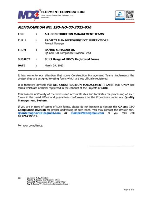 Image result for Memo Form