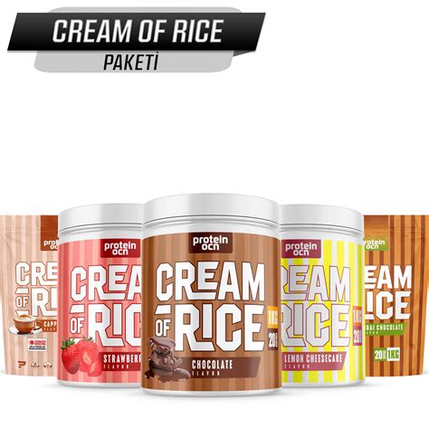 Cream of Rice Paketi - Cream of Rice Pirinç Kreması 5 aroması ile ...