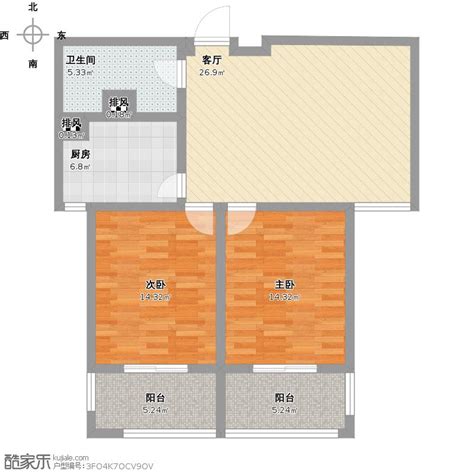 现代二居室68平米7.3万-芳城园二区装修案例-北京房天下家居装修网