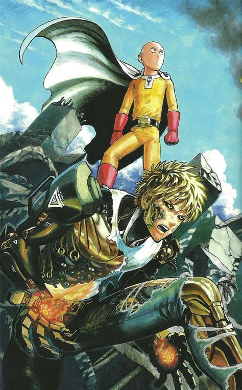 Wallpaper One Punch Man Yusuke Murata Saitama Genos