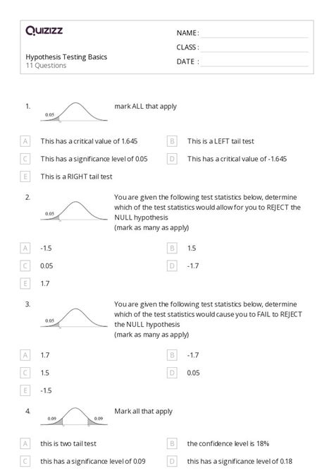 Image result for Hypothesis Testing Statistics Questions