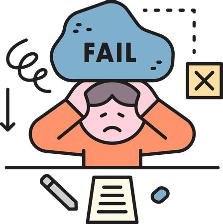 Image result for Fail Exam Mark Vector