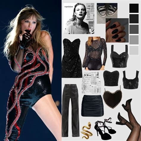 Outfits Inspired By Taylor Swift's Album Colors For The ERAS Tour