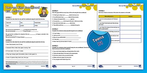 Image result for First Conditional Activity