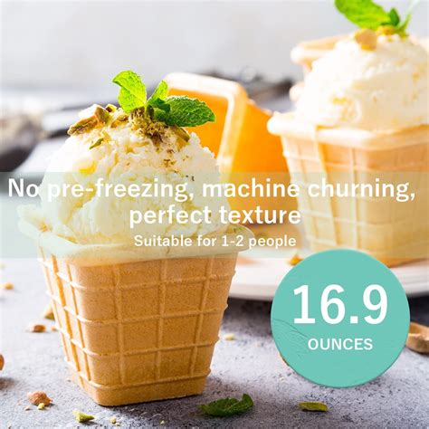 Buy Ice Cream Maker with Automatic Cooling System,Soft Serve Ice Cream ...