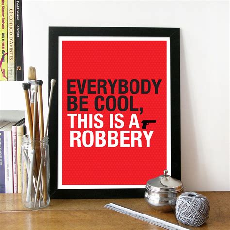 Quote Print Typography Art Poster in Red Black and White - Everybody be ...