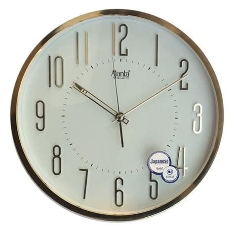 Buy Ajanta Abstract Plastic Round Analog Wall Clock (30.3 Cm X 30.3 Cm ...
