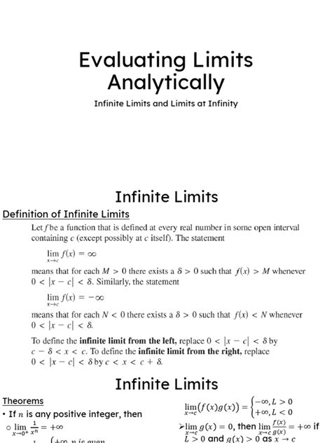 Infinity Limit Examples 的图像结果