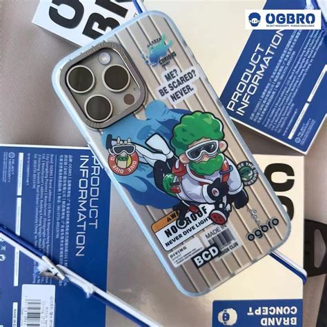OGBRO Creative Art Design Be Scared Magnetic Drop Protection Case with ...