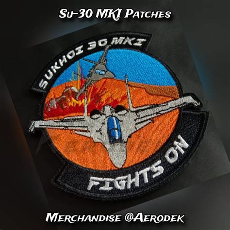 Su30 Fights On Embroidery Patch – AERODEK STORE