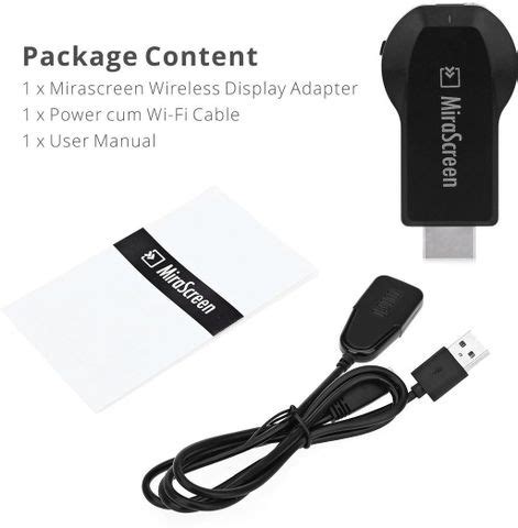 MiraScreen Wireless WiFi Display Dongle 1080P HDMI TV Stick Screen ...