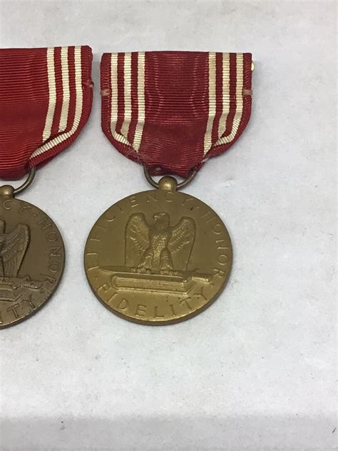 (2) Vintage WW1 United States Efficiency/Honor/Fidelity Medal lot | eBay