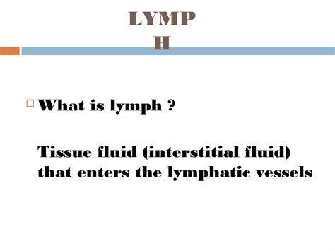 Basic Function of Lymphatic System 的图像结果