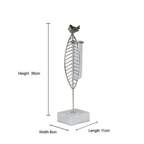 Avian Silver Leaf Bud Vase Planter – Maison Modern