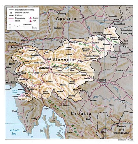 Maps of Slovenia | Detailed map of Slovenia in English | Tourist map of Slovenia | Highways map ...