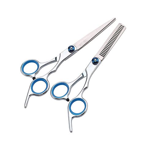 Newlly 2 Pieces 6" Professional Stainless Steel Barber Salon Hair ...