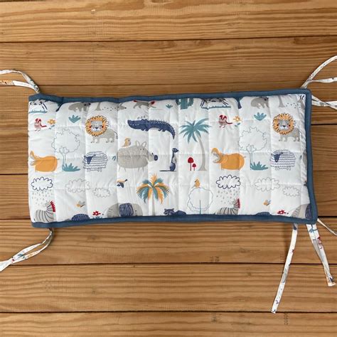 Happy Animal Tribe Cot Bumper (Quilted Cotton) – Zoey