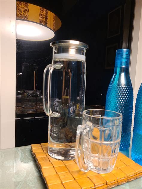 WONDERCHEF Enigma Borosilicate Glass Water JUG 1500ML : Amazon.in: Home ...