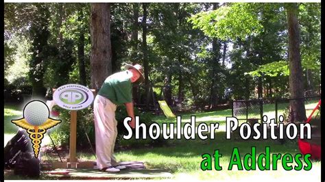 Image result for Shoulder Position at Address
