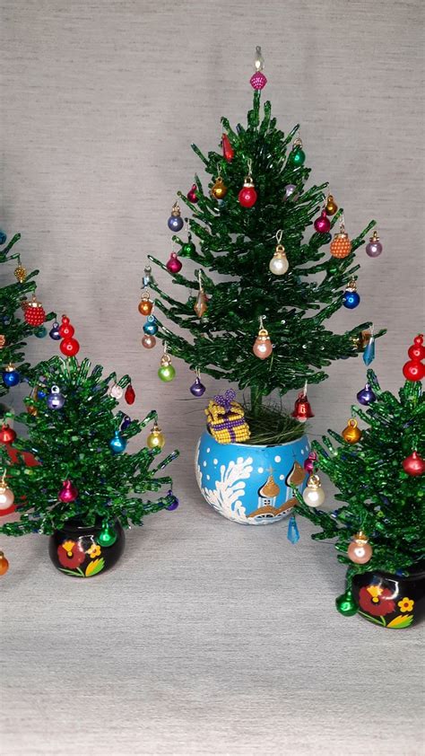 Image result for DIY Mini Christmas Tree Keychains