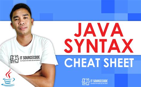 Image result for Java Syntax Cheat Sheet