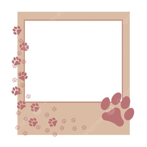 Cute Paw Photocall Decoration Frames, Photocall, Decoration, Frames PNG ...