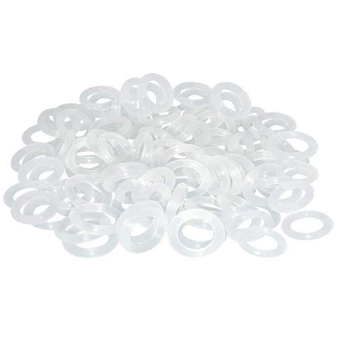 Threebulls 120pcs Clear Rubber O Ring Switch Dampeners Keycap White ...