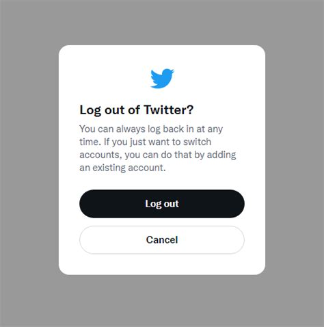 Twitter Logout 的图像结果