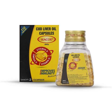 Buy SEACOD COD LIVER OIL BOTTLE OF 60 ML Online & Get Upto 60% OFF at ...
