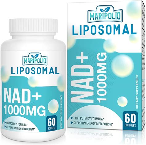 Amazon.com: Liposomal NAD+ Supplement 1000 mg | Highest NAD Pontecy ...