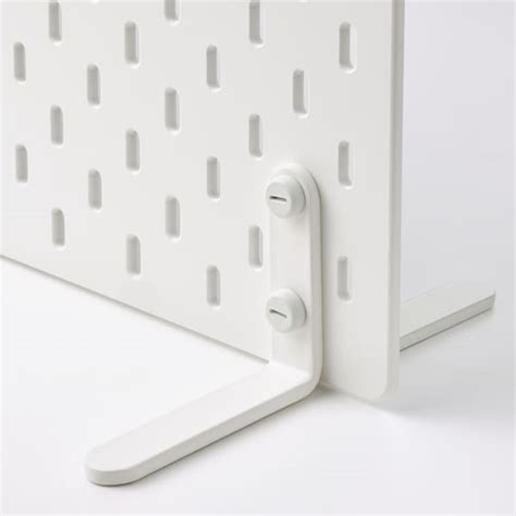 SKÅDIS freestanding peg board, white, 56x37 cm (22x14 ½") - IKEA