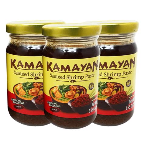Buy Kamayan SPICY Sauteed Shrimp Paste Ginisang Bagoong 250g - Pack of ...