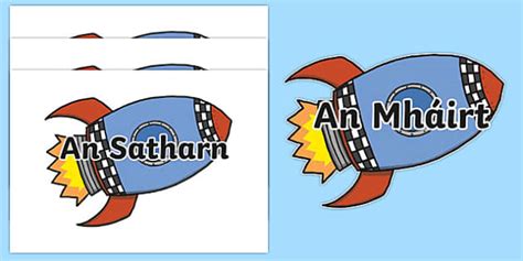 Laethanta na Seachtaine on Rockets