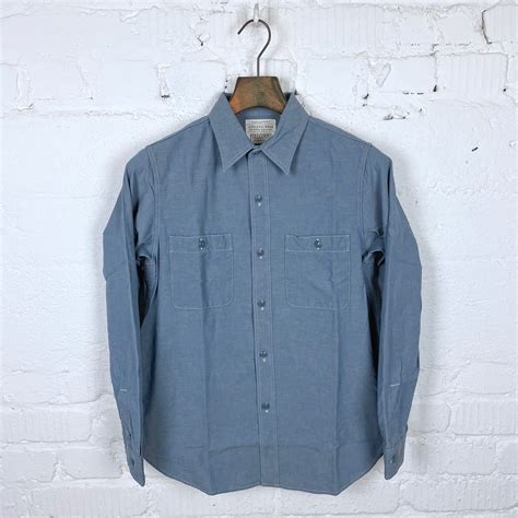 fullcount | 4810 basic chambray shirt blue – stuf|f-official