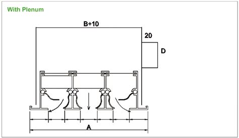 Image result for Linear Slot Diffuser Plenum Box Extension