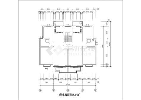 南京某新建小区28-124平米左右的平面户型设计CAD图纸（7张）_住宅小区_土木在线