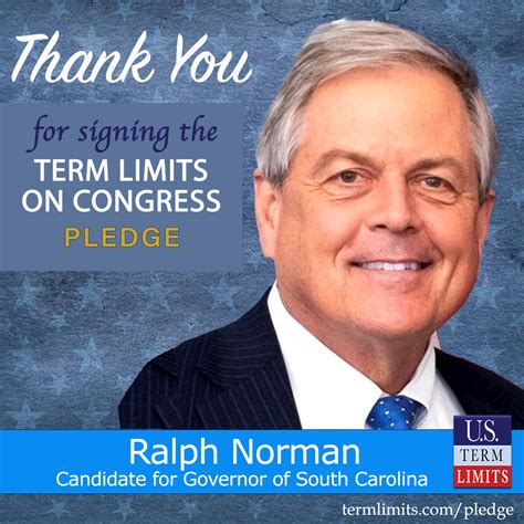 From Congress to Governor: SC Rep. Ralph Norman Pushes Term Limits ...