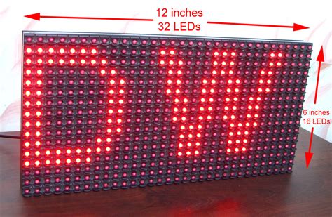 P10 LED Display Panel Interface with AVR ATmega8 | AVR Microcontroller ...