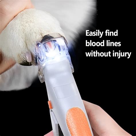 Professional Cat Nail Clippers with Light and Safety Guard | Lighted ...