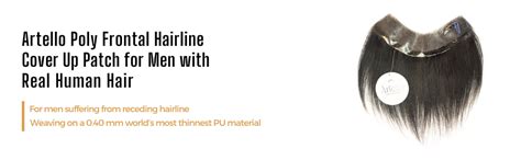 Artello® POLY FRONTAL Cover Up Hair Patch for Men and Women for ...