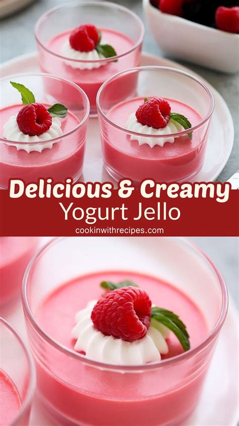 Delicious & Creamy Yogurt Jello Recipe | Jello recipes, Yogurt jello ...
