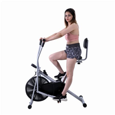 Gamma Fitness EB-09 an Air Bike With Back Support | Exercise Machine f