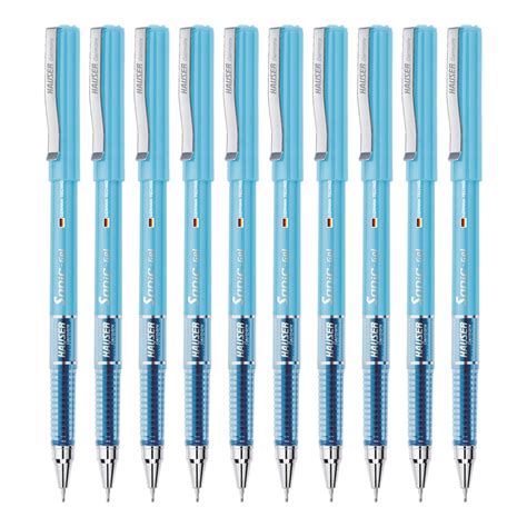 Hauser Sonic 0.55mm Gel Pen Box Pack | Attractive Foiled Body | Stylish ...